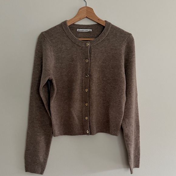 Abercrombie & Fitch Brown Women's Cardigan - Picture 2 of 7